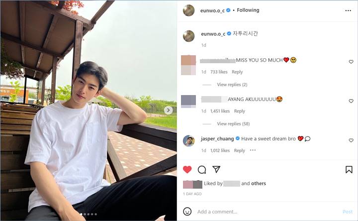 Potret baru Cha Eun Woo ASTRO