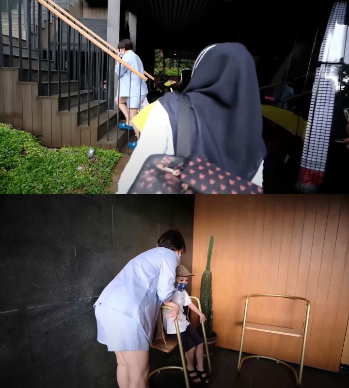 Tangga dan Tempat Duduk Estetik