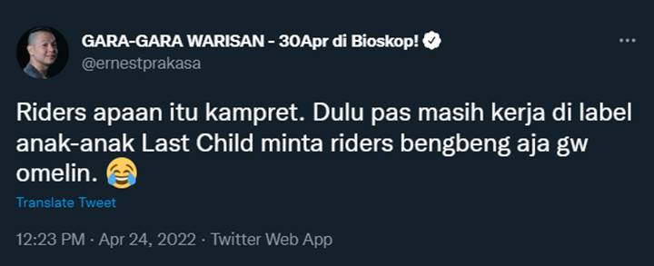 Tri Suaka Panen Kritik, Riders Duta Sheila On 7 dkk Justru Dipuji Kelewat Sederhana