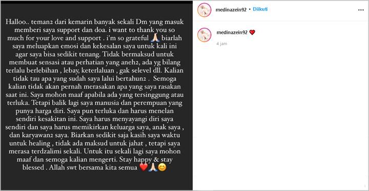 Dinilai Lebay Saat Bongkar Sosok Diduga Selingkuhan Suami, Media Zein Minta Kesempatan untuk Ini