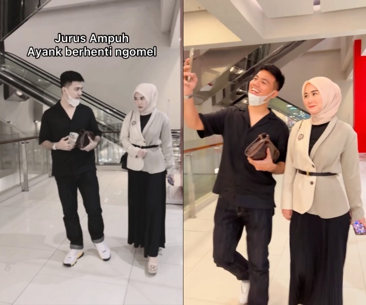 Bikin konten pasangan lawak