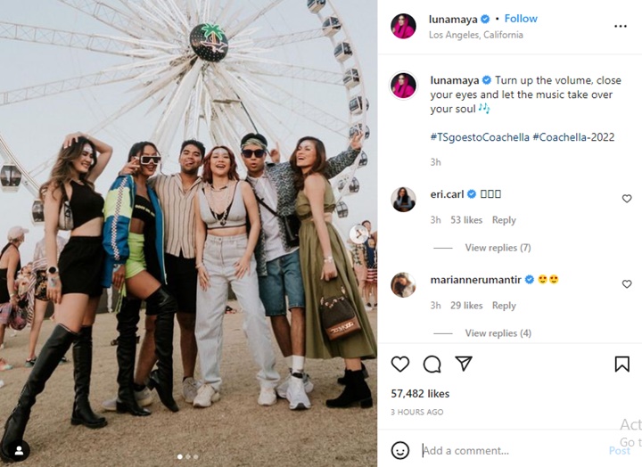 Luna Maya dan BCL \'Gantian\' Tampil Hot Saat di Coachella, Reaksi Netter Pro Kontra