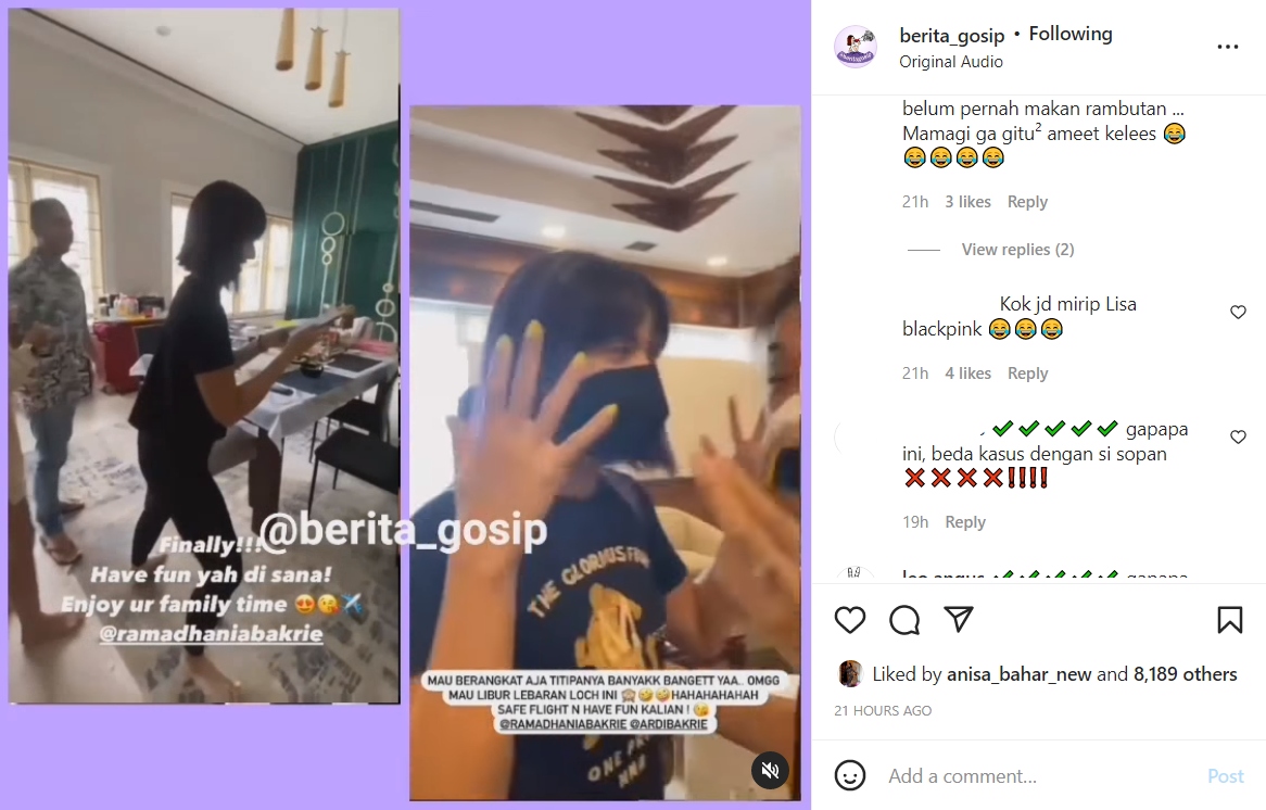 Liburan Usai Bebas Rehabilitasi, Penampilan Baru Nia Ramadhani Disebut Mirip Lisa BLACKPINK