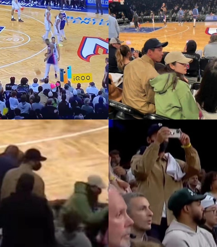 Beredar Potret Hyun Bin dan Son Ye Jin Nonton Basket
