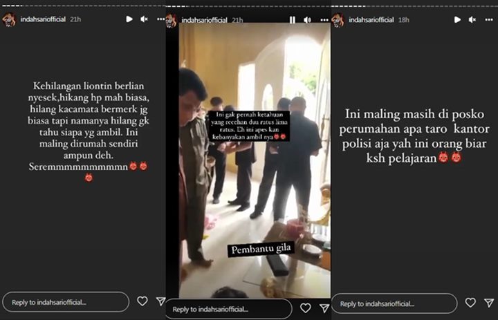 ART Indah Sari Nangis dan Cium Kaki Majikannya Usai Ketahuan Mencuri
