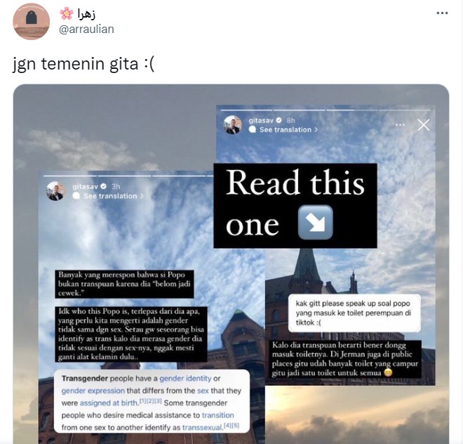 Sempat Viral Gegara Childfree, Gita Savitri Kembali Dikritik Usai Bagi Pendapat Soal TikTokers Popo