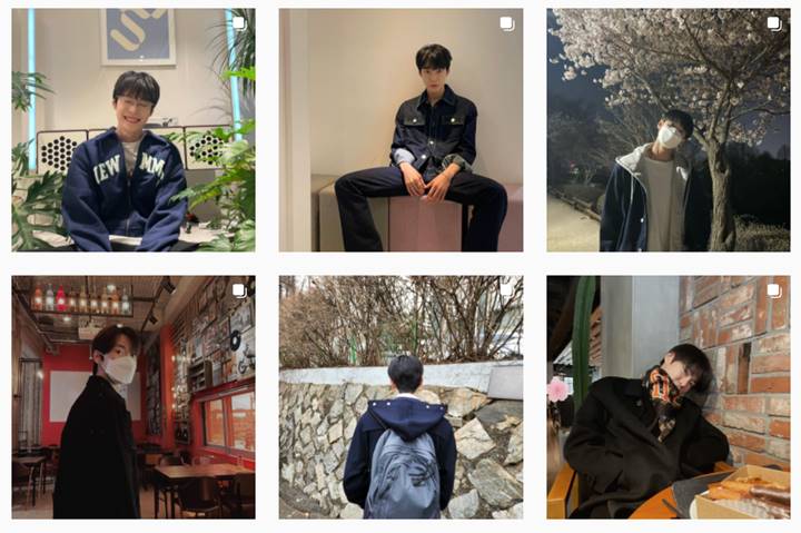 Potret Doyoung di akun Instagram pribadinya