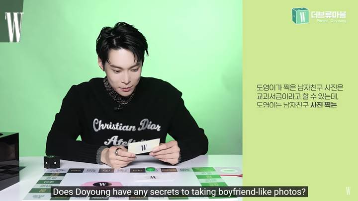 Doyoung NCT membahas mengenai trik foto \