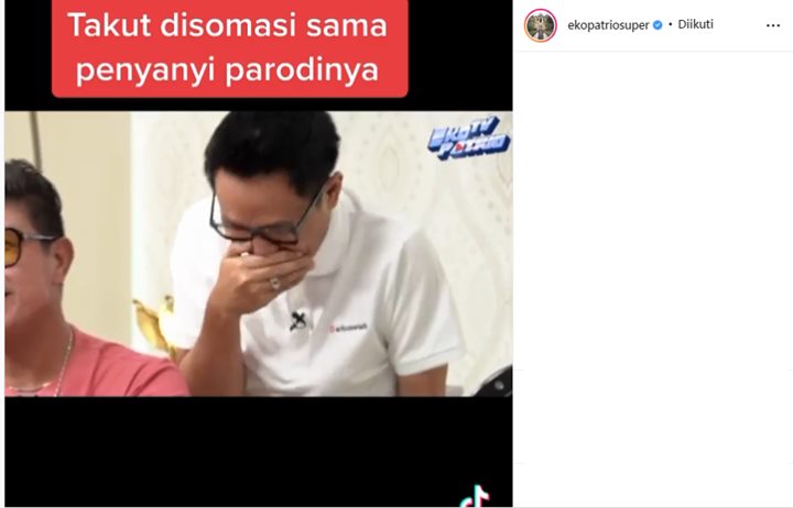 Bikin Konten Bareng Andika Kangen Band, Eko Patrio Parodikan Tri Suaka- Zidan?
