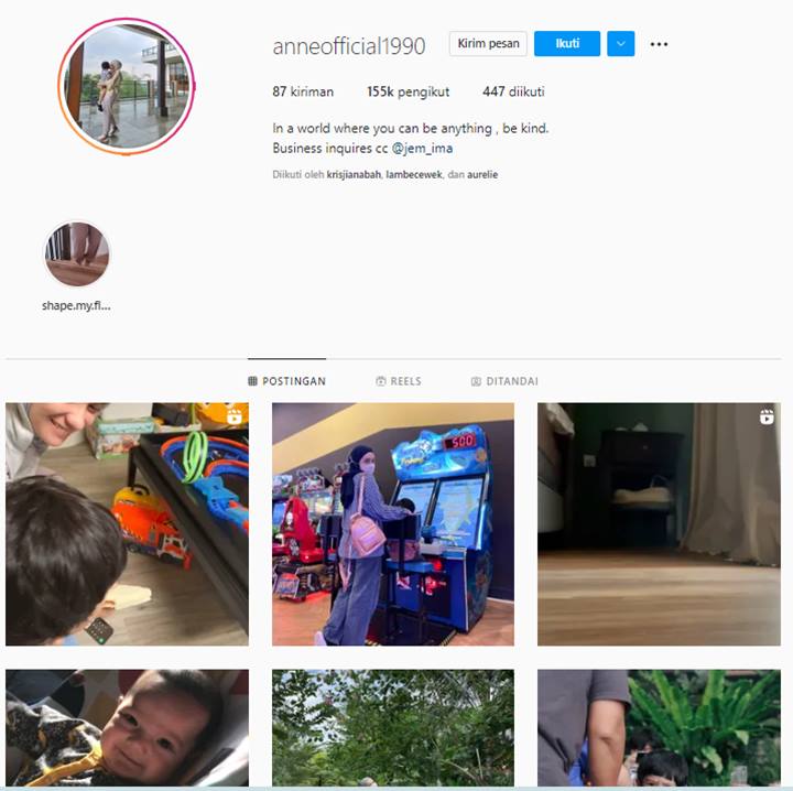 Putri Anne Tak Lagi Pakai Nama Saloka Di Akun IG Baru, Karena Isu Suami Selingkuh?