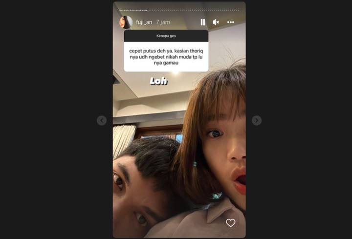 Didoakan Cepat Putus Hingga Thariq Halilintar Dikasihani, Fuji Bak Bungkam Haters Dengan Cara Ini