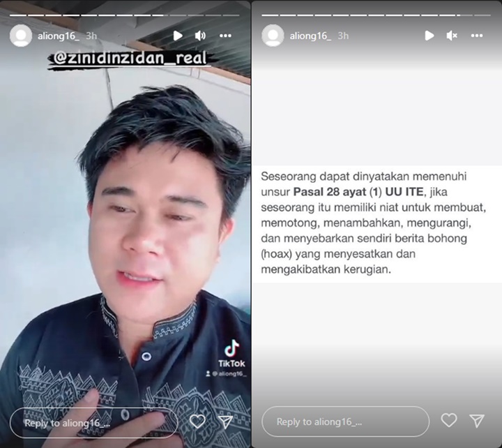 Zinidin Zidan Sedih Diberitakan Hoaks Meninggal Dunia, Sang Manajer Langsung Bertindak