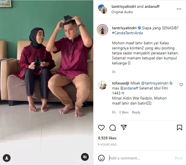 Tantri Kotak Gambarkan Kondisi \'Ngenes\' Ortu vs Anak Saat Lebaran, Banyak yang Senasib