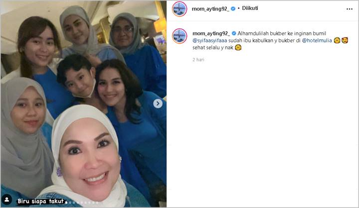 Jadi Sorotan, Ayu Ting Ting Komentari Soal Sang Adik Ngidam Bukber di Hotel Bintang Lima