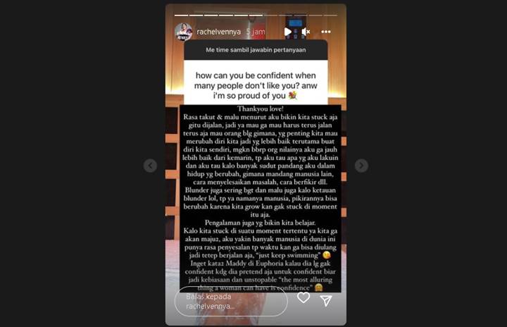 Mulai Eksis Lagi, Rachel Vennya Akhirnya Buka Suara Usai Disinggung Soal Rasa Pede