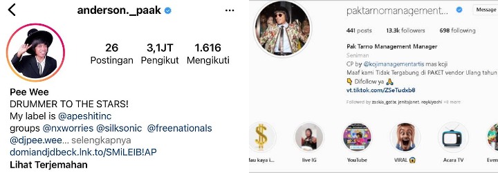'Tukar identitas' dengan Anderson. Paak