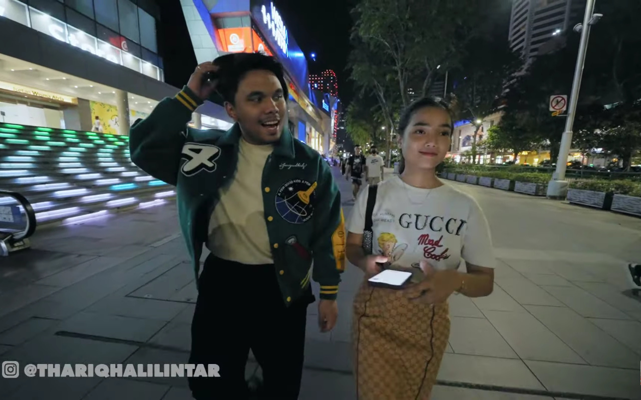 Fuji Salting Usai Suapi Es Krim, Aksi Thariq Halilintar Bawakan Tas Bikin Salfok