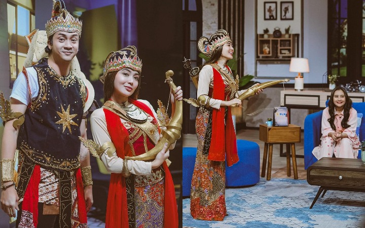 Tampil bak tokoh pewayangan