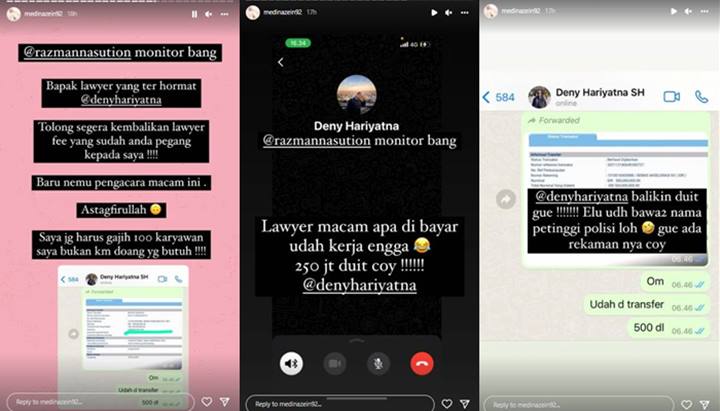 Dituding Jadi Pelaku Penipuan, Kini Medina Zein Curhat Ngenes Ditipu Pengacaranya Sendiri