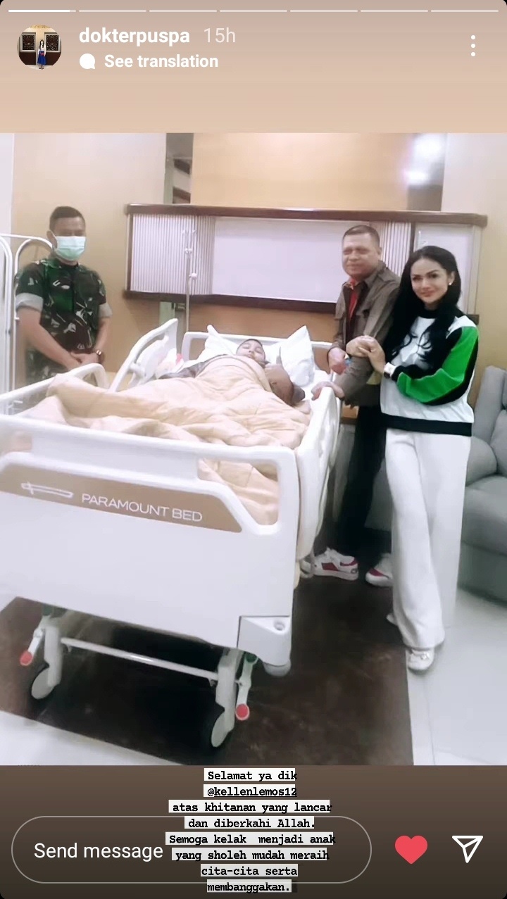 Kellen Sudah Di Kamar Inap