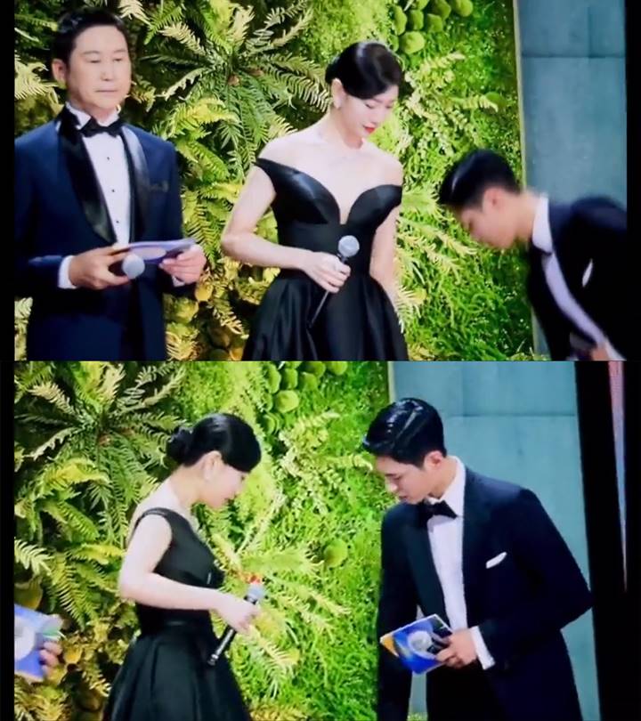 Sikap Park Bo Gum kepada Suzy di Baeksang Arts Awards 2022