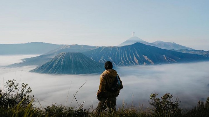 Mendaki gunung bromo