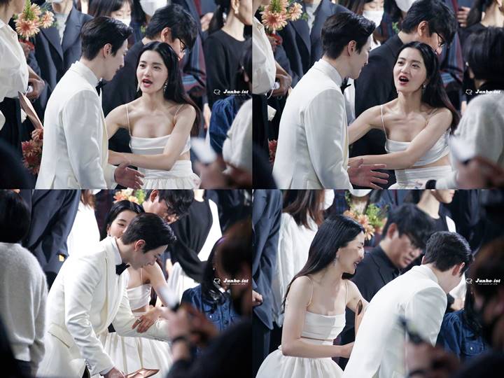 Momen Kim Tae Ri dan Lee Junho 2PM di Baeksang Arts Awards 2022