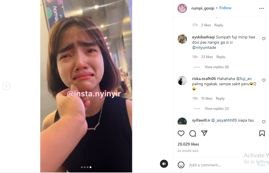 Paras Fuji Dipuji Makin Mirip Kim Tae Ri Usai Coba Filter Viral Ini, Setuju?