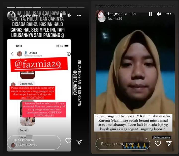 Sempat Muntab Usai Dikatai Binatang, Istri Ifan Seventeen Beber Alasan Kini Maafkan Sang Pelaku