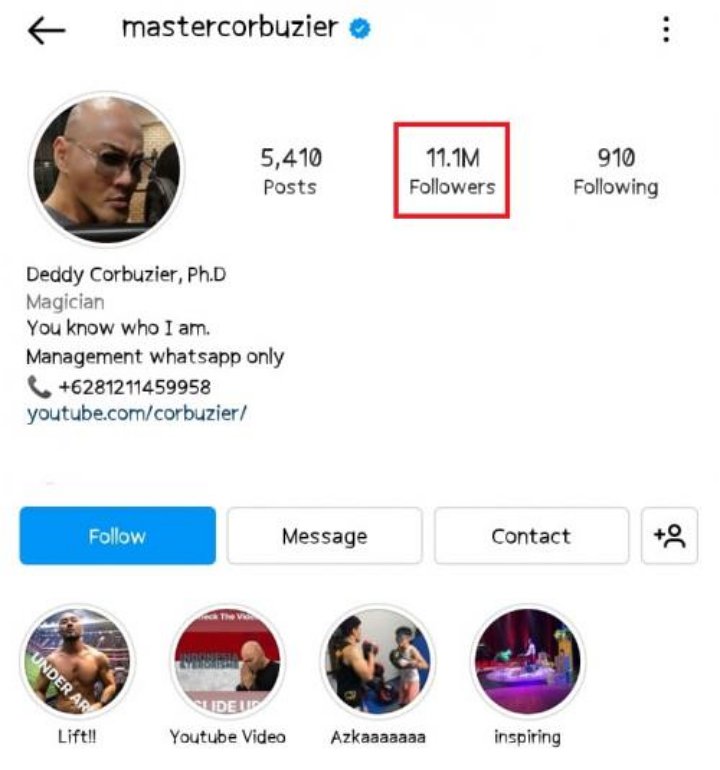 Usai Trending Tagar Unsubscribe Podcast, IG Deddy Corbuzier Kini Berkurang Hingga 8 Juta Followers