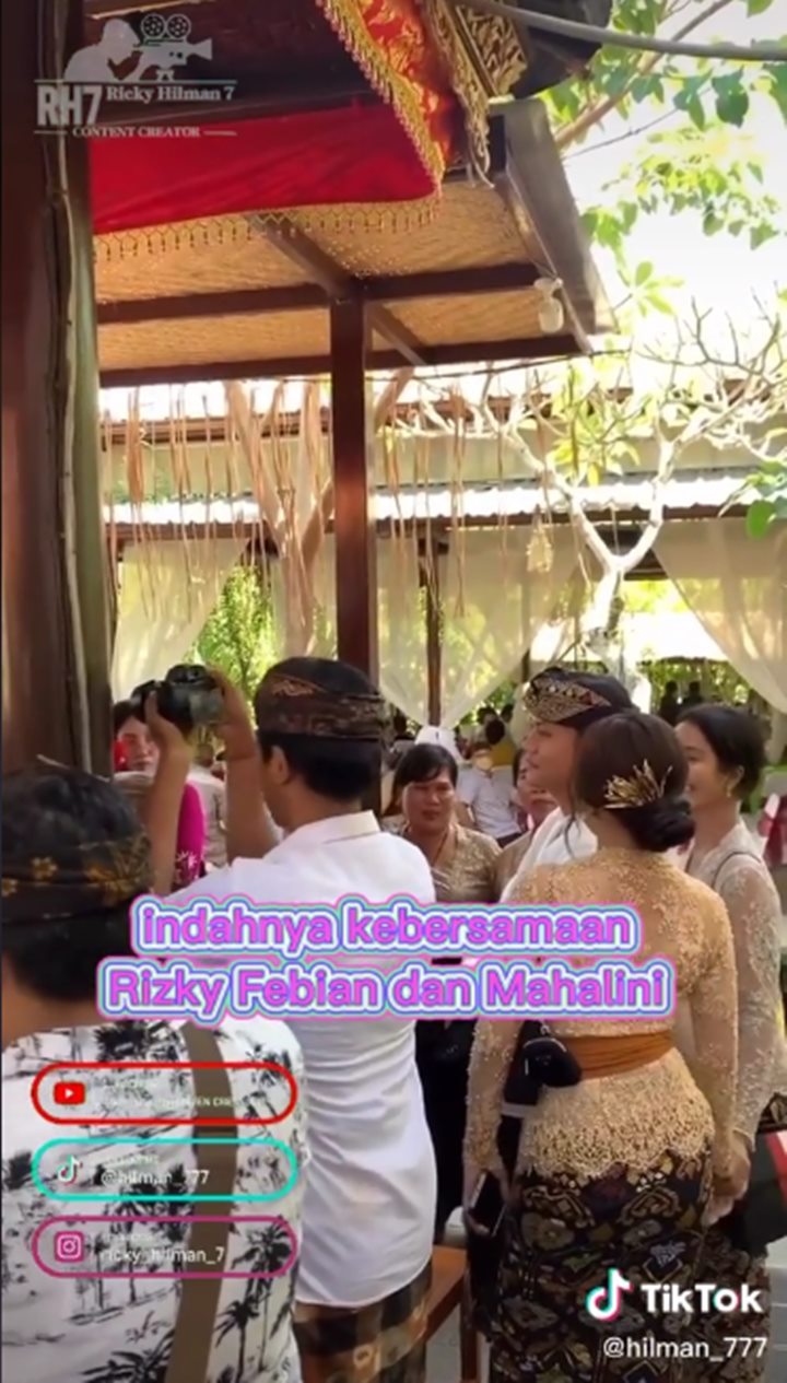 Rizky Febian Jalani Melukat, Begini Reaksi Keluarga Mahalini Di Bali Saat Bertemu Calon Mantu