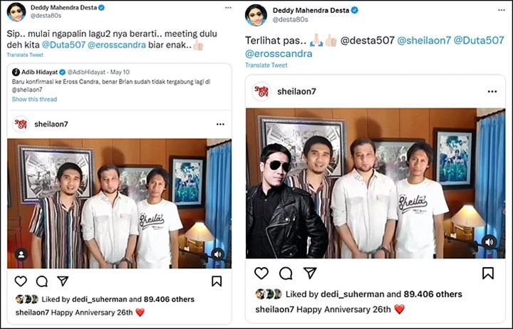 Desta Siap Gantikan Posisi Brian Sheila On 7, Editan Foto \'Maksa\' Ini Bikin Ngakak