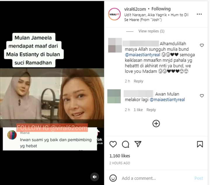 Al Ghazali Kaget Maia Estianty Akhirnya Mau Bertemu Mulan Jameela, Ungkap Harapan Ini