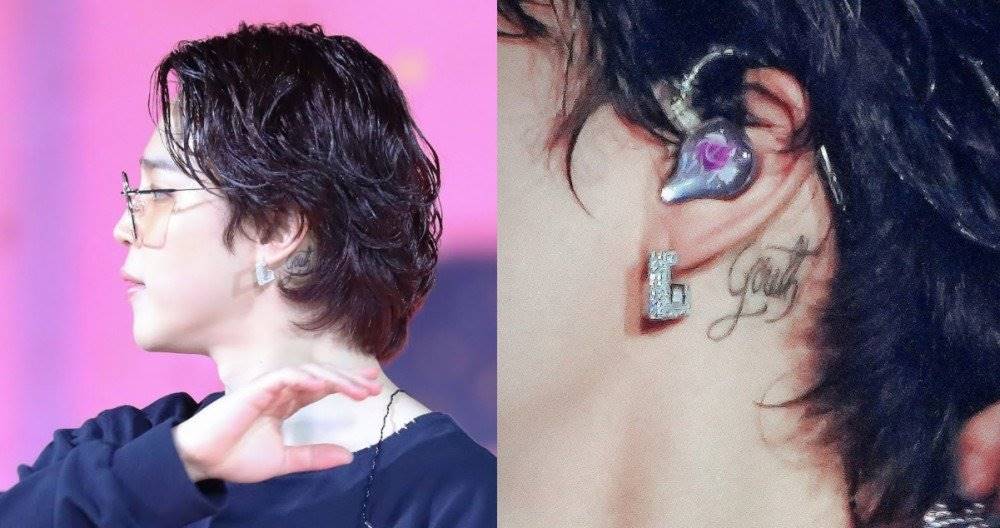 Tato Jimin BTS yang terlihat di konser