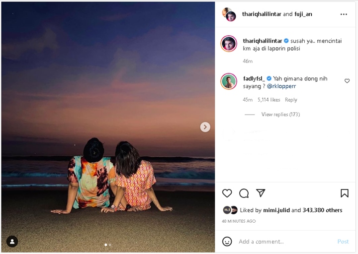 Thariq Halilintar Kembali Respons Soal Mau Dipolisikan Gegara Bucin Fuji