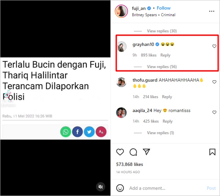 Farhat Abbas Ditertawakan Anak Sendiri Usai Ancam Polisikan Fuji-Thariq, Netter: Bapak Kamu Lawak