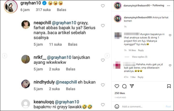 Farhat Abbas Ditertawakan Anak Sendiri Usai Ancam Polisikan Fuji-Thariq, Netter: Bapak Kamu Lawak