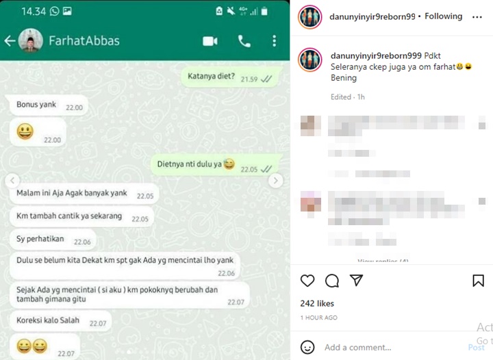 Usik Fuji dan Thariq Halilintar, \'Aib\' Farhat Abbas Bucin Abis Saat PDKT Ramai Dibongkar
