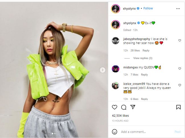 Hyolyn Eks Sistar Bikin Heboh Usai Pamer Foto Tato di Peut Berototnya