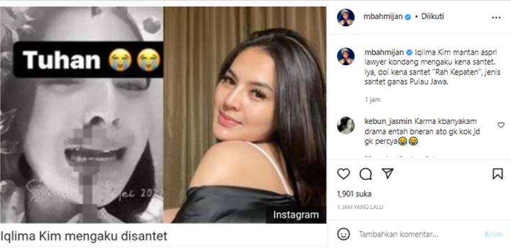 Mbah Mijan Benarkan Iqlima Kim Eks Aspri Hotman Paris Kena Santet, Ungkap Jenisnya