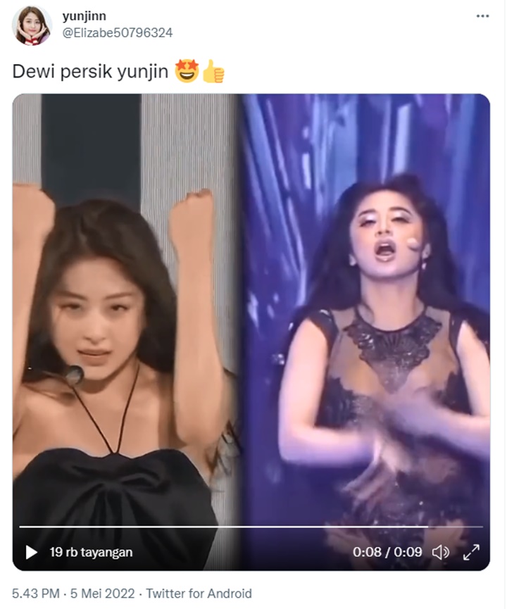 Dewi Persik Ingin Datangkan Huh Yunjin LE SSERAFIM ke Konser, Aksi Panggung Dibilang Mirip