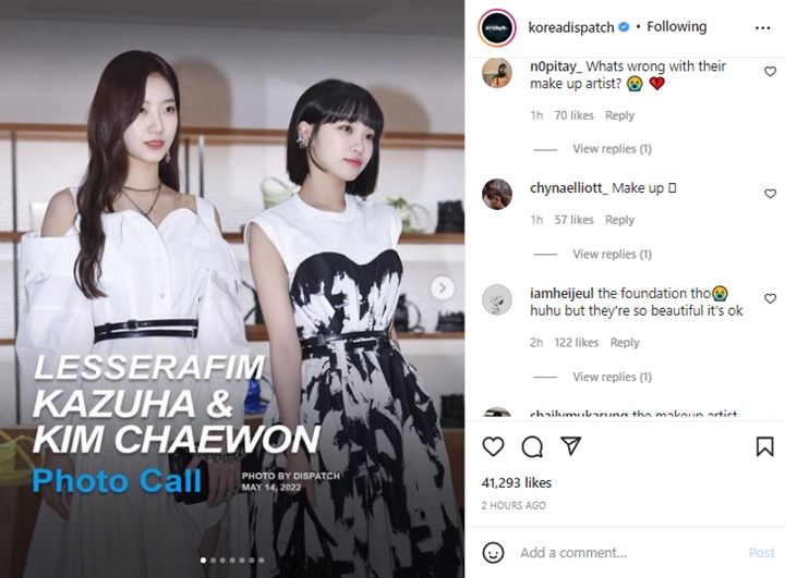 Riasan Kazuha dan Kim Chaewon LE SSERAFIM di Event Mal Tuai Kritikan