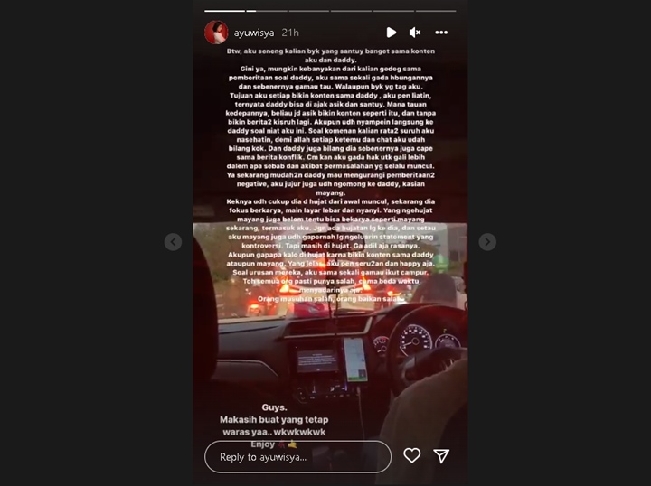 Ayu Wisya Blak-blakan Punya Maksud di Balik Kontennya dengan Doddy Sudrajat, Demi Popularitas?