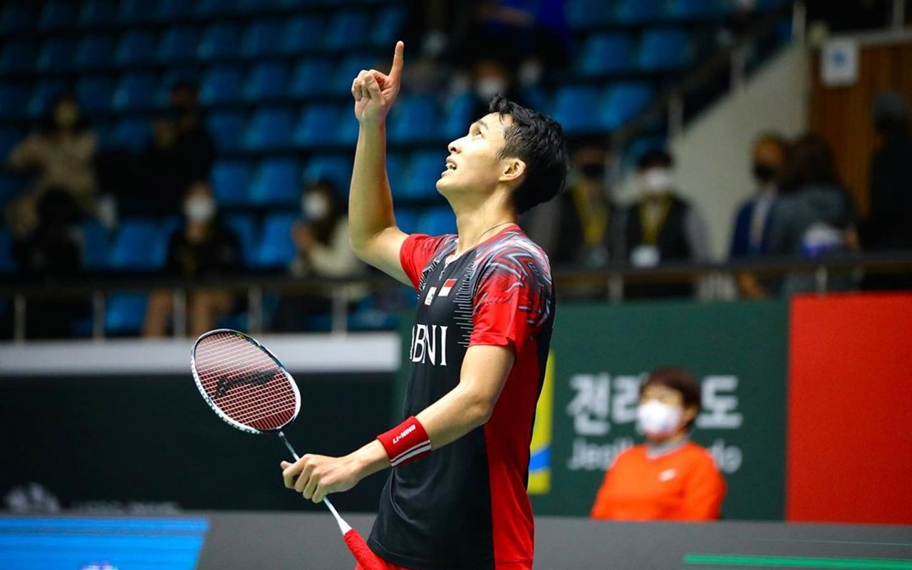 Jonatan Christie Tumbang di Final Piala Thomas 2022, Indonesia Kalah dari India 0-3