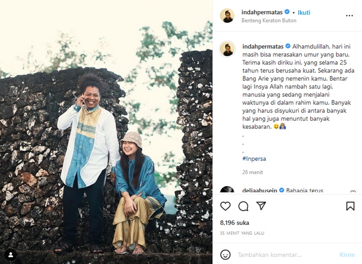 Genap 25 Tahun, Indah Permatasari Tulis Pesan Haru Untuk Diri Sendiri di Momen Ultah