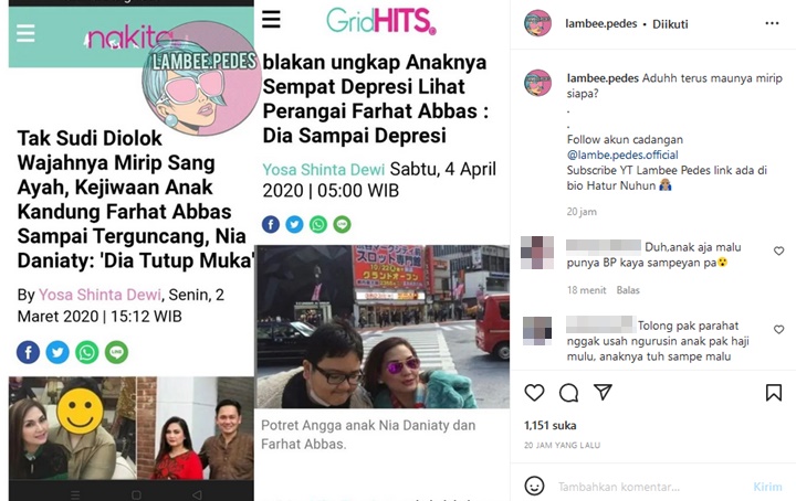 Viral Lagi Kisah Putra Nia Daniati Malu Disebut Mirip Farhat Abbas: Dia Sampai Depresi