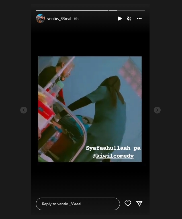 Dikabarkan Sakit, Kiwil Terbaring Lemah Pakai Selang Infus di Tangan
