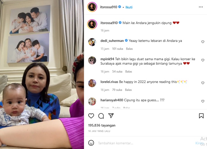 Nagita Slavina Temukan Kemiripan Langka Pada Diri Rayyanza dan Rossa, Ungkap Harapan Ini