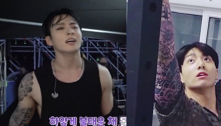 Aksi Jungkook BTS Umbar Tato