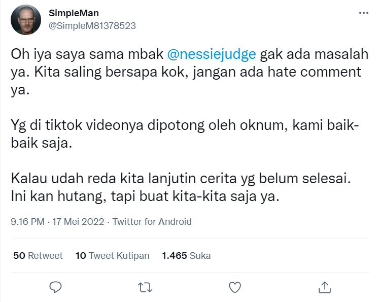 Penulis \'KKN di Desa Penari\' Tanggapi Soal Nessie Judge yang Pertanyakan Keaslian Cerita, Marah?